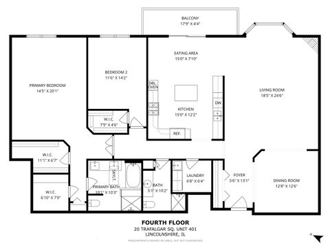 Tiny photo for 20 Trafalgar Square #401, Lincolnshire, IL 60069 (MLS # 12571232)