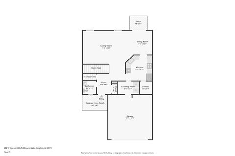 Tiny photo for 694 W Huron Hills Trail, Round Lake Heights, IL 60073 (MLS # 12645295)