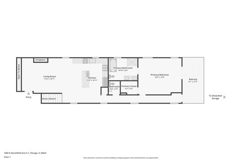 Tiny photo for 1050 N MARSHFIELD Avenue #1, Chicago, IL 60622 (MLS # 12737953)