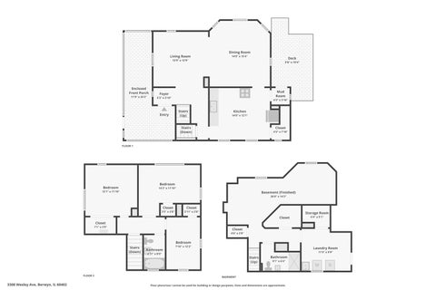 Tiny photo for 3308 Wesley Avenue, Berwyn, IL 60402 (MLS # 12790795)