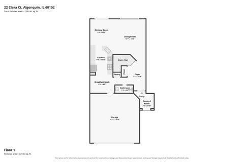 Tiny photo for 22 Clara Court, Algonquin, IL 60102 (MLS # 12776782)