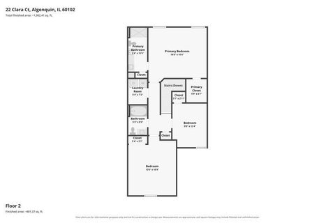 Tiny photo for 22 Clara Court, Algonquin, IL 60102 (MLS # 12776782)