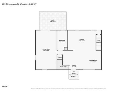 Tiny photo for 829 E Evergreen Street, Wheaton, IL 60187 (MLS # 12776186)