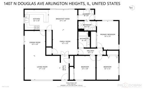 Tiny photo for 1407 N Douglas Avenue, Arlington Heights, IL 60004 (MLS # 12612327)