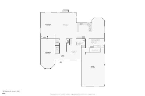 Tiny photo for 1575 Benton Street, Crete, IL 60417 (MLS # 12520479)