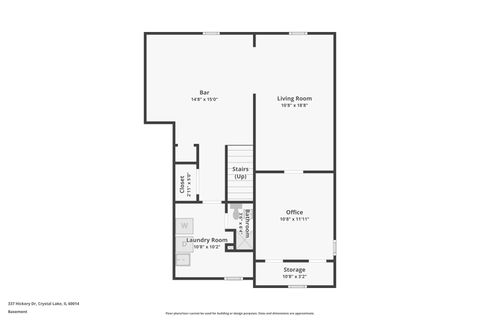 Tiny photo for 337 Hickory Drive, Crystal Lake, IL 60014 (MLS # 12505425)