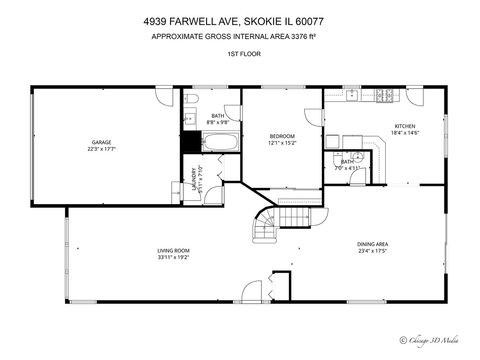 Tiny photo for 4939 Farwell Avenue, Skokie, IL 60077 (MLS # 12640720)