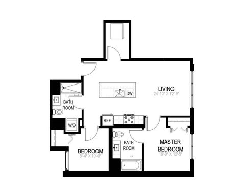 Tiny photo for 2807 S Halsted Street #201, Chicago, IL 60608 (MLS # 12406578)