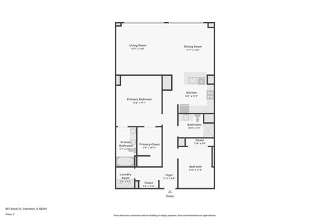 Tiny photo for 807 Davis Street #403, Evanston, IL 60201 (MLS # 12496466)