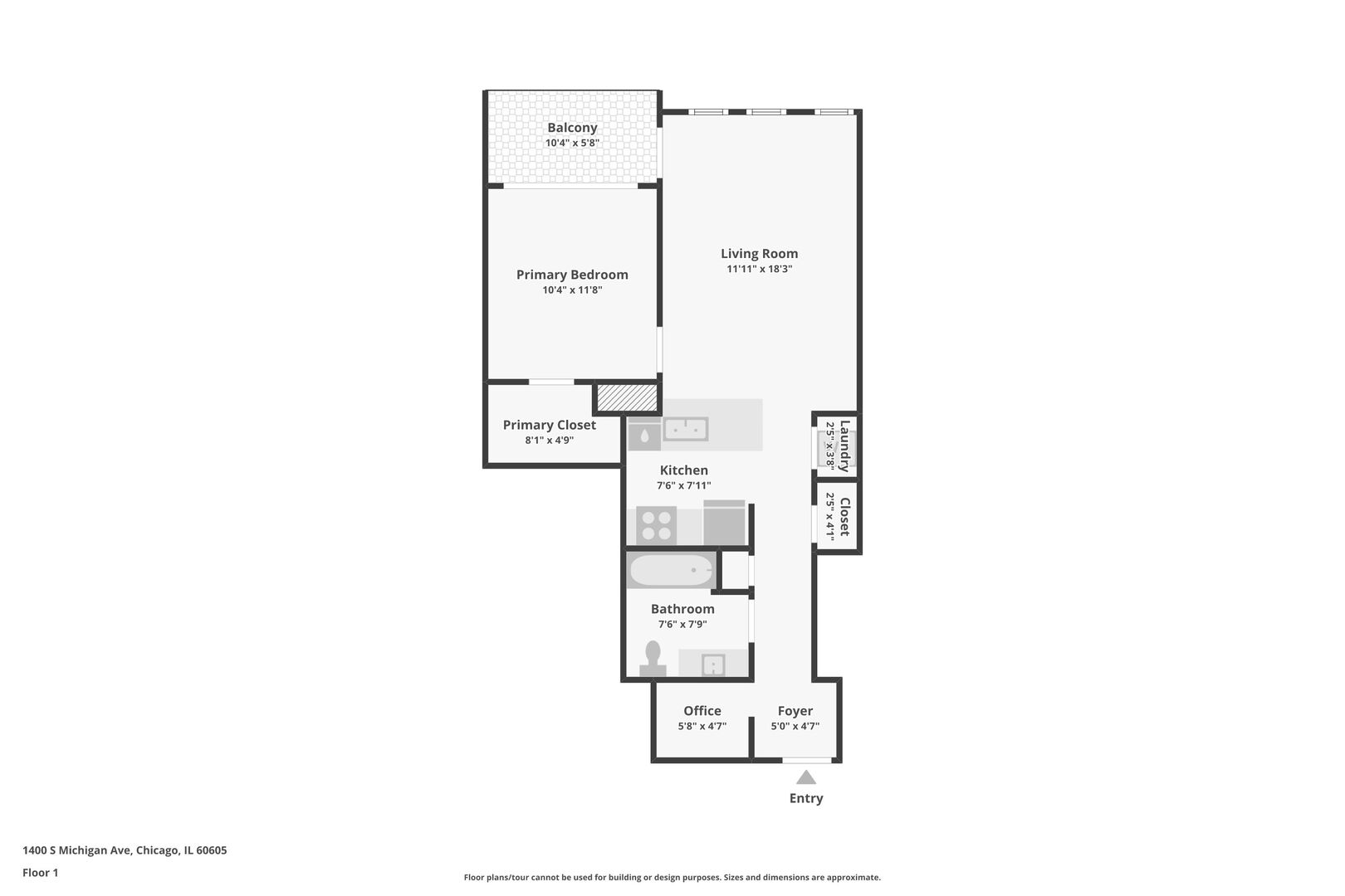 1400 S Michigan Avenue 2507