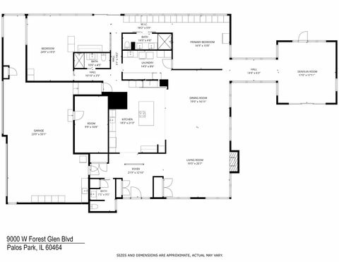 Tiny photo for 9000 W Forest Glen Boulevard, Palos Park, IL 60464 (MLS # 12486160)
