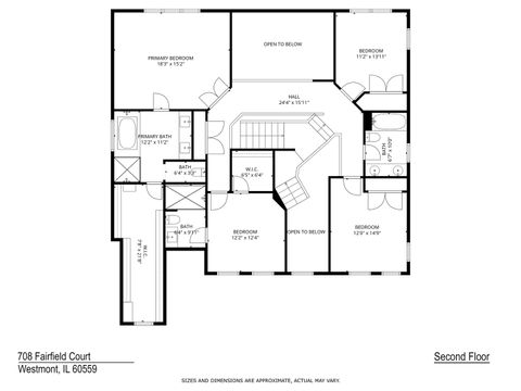 Tiny photo for 708 Fairfield Court, Westmont, IL 60559 (MLS # 12603415)