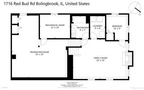 Tiny photo for 1716 Red Bud Road, Bolingbrook, IL 60490 (MLS # 12539315)