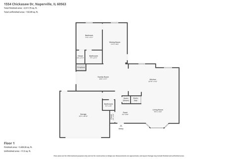 Tiny photo for 1554 CHICKASAW Drive, Naperville, IL 60563 (MLS # 12749347)