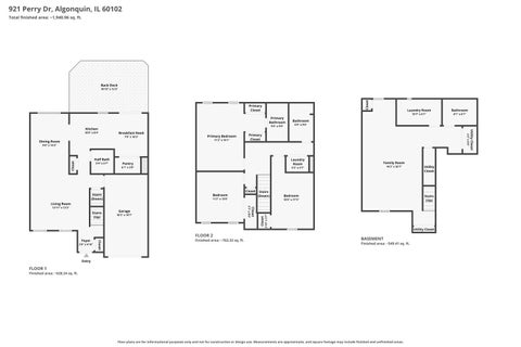 Tiny photo for 921 Perry Drive #0, Algonquin, IL 60102 (MLS # 12763330)