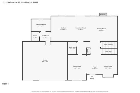Tiny photo for 13112 Wildwood Place, Plainfield, IL 60585 (MLS # 12618883)