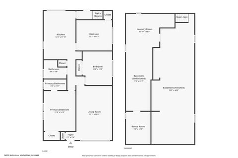 Tiny photo for 14339 Kolin Avenue, Midlothian, IL 60445 (MLS # 12741371)