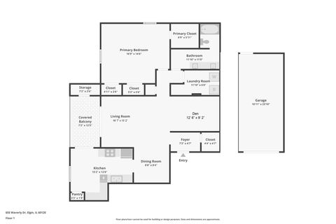 Tiny photo for Elgin, IL 60120 (MLS # 12515506)