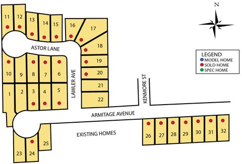 7 VACANT LOTS Armitage Avenue Addison IL 60101