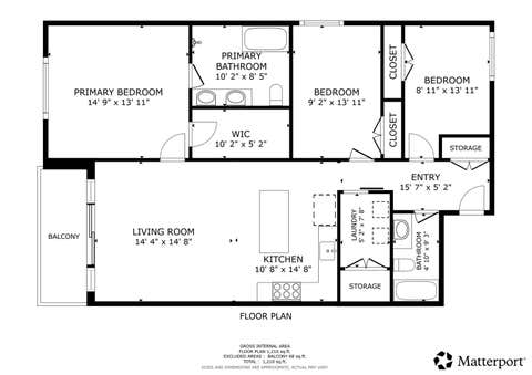 Tiny photo for 1601 W PEARSON Street #3S, Chicago, IL 60622 (MLS # 12679364)