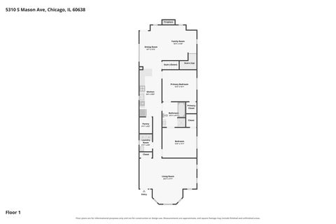Tiny photo for 5310 S Mason Avenue, Chicago, IL 60638 (MLS # 12676630)