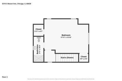 Tiny photo for 5310 S Mason Avenue, Chicago, IL 60638 (MLS # 12676630)