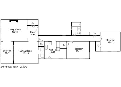 Tiny photo for 5108 S Woodlawn Avenue #3G, Chicago, IL 60615 (MLS # 12600942)