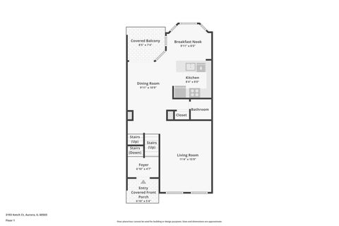 Tiny photo for 3193 Ketch Court, Aurora, IL 60503 (MLS # 12716433)