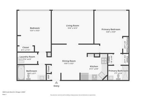 Tiny photo for 3200 N Lake Shore Drive #410, Chicago, IL 60657 (MLS # 12710864)