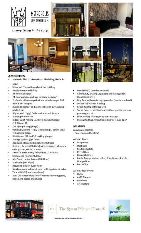 Tiny photo for 8 W Monroe Street #1105, Chicago, IL 60603 (MLS # 12634192)