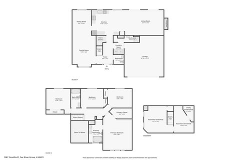 Tiny photo for 1087 Camillia Place, Fox River Grove, IL 60021 (MLS # 12577715)