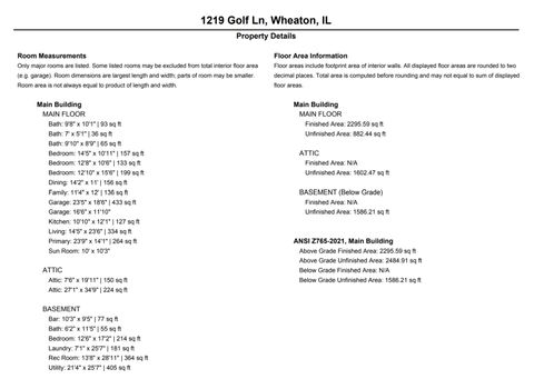 Tiny photo for 1219 Golf Lane, Wheaton, IL 60189 (MLS # 12578690)