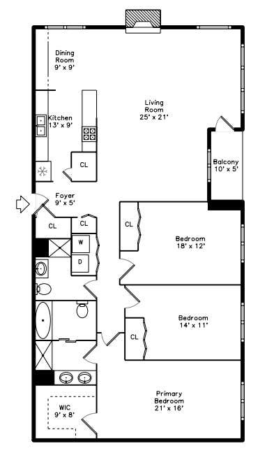 Tiny photo for 865 E 22nd Street #302, Lombard, IL 60148 (MLS # 12654911)
