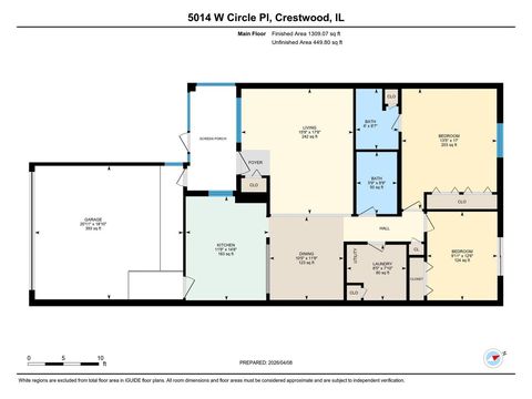 Tiny photo for 5014 W Circle Place, Crestwood, IL 60418 (MLS # 12616593)
