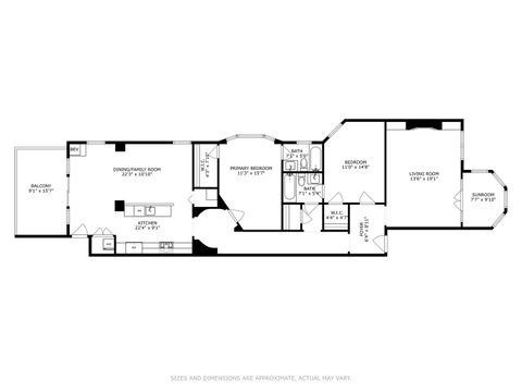 Tiny photo for 4745 N Malden Street #1S, Chicago, IL 60640 (MLS # 12592140)