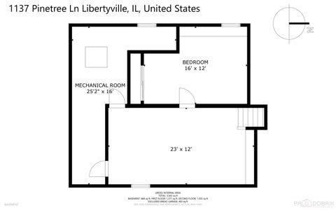 Tiny photo for 1137 Pine Tree Lane, Libertyville, IL 60048 (MLS # 12490388)