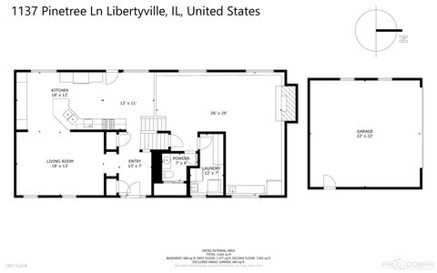 Tiny photo for 1137 Pine Tree Lane, Libertyville, IL 60048 (MLS # 12490388)