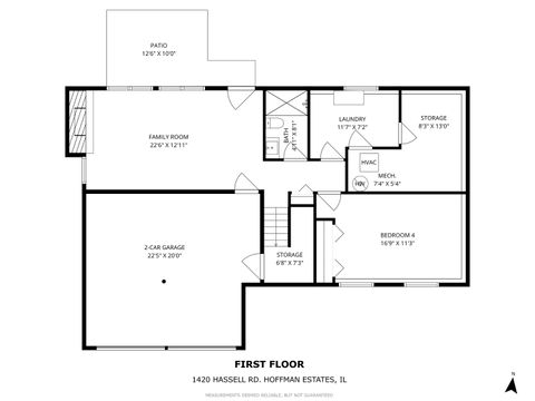 Tiny photo for 1420 Hassell Road, Hoffman Estates, IL 60169 (MLS # 12501059)