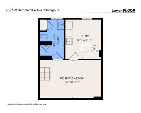 Tiny photo for 7807 W Summerdale Avenue, Chicago, IL 60656 (MLS # 12755176)