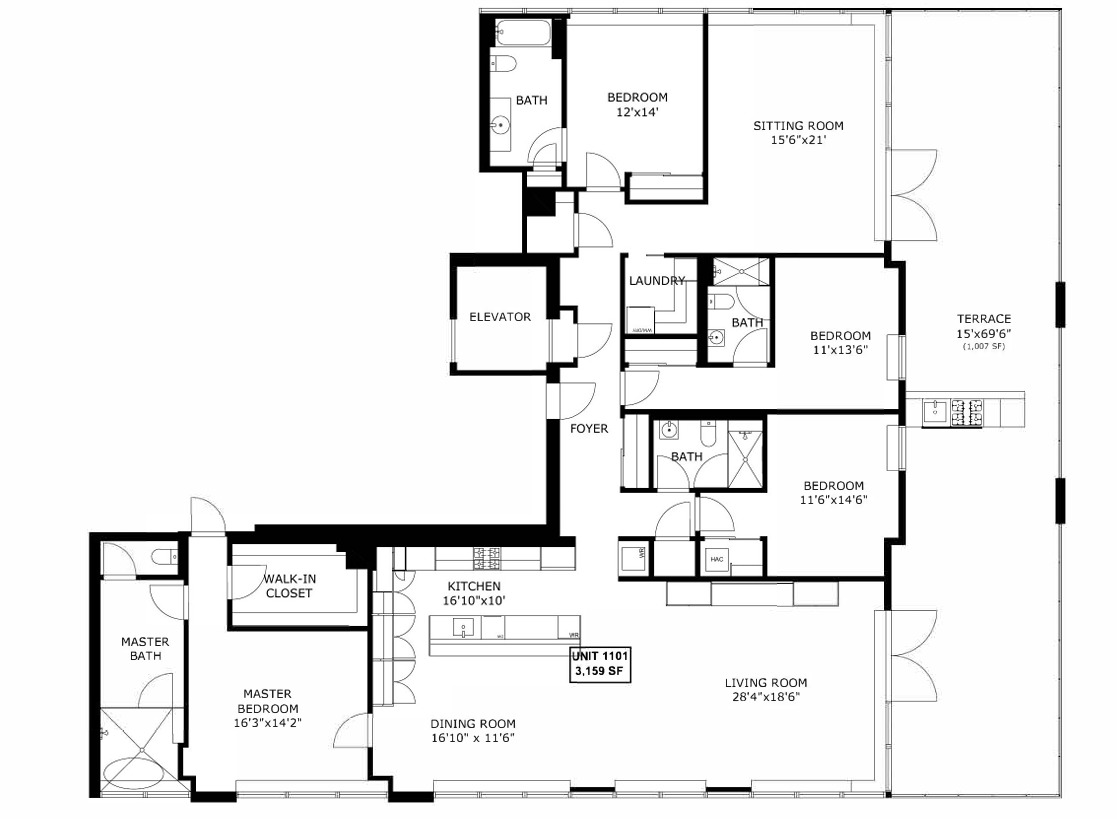 Chicago, Illinois 60654, United States, 4 Bedrooms Bedrooms, ,4 BathroomsBathrooms,Residential,Active,171474