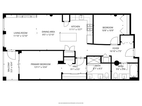 Tiny photo for 700 N Larrabee Street #1613, Chicago, IL 60654 (MLS # 12572130)