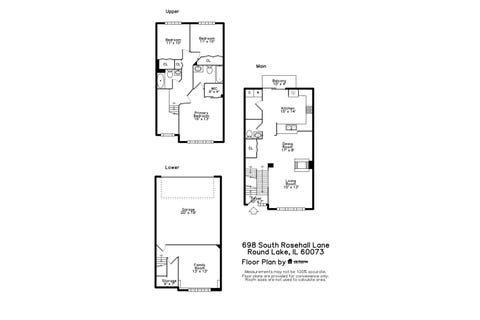 Tiny photo for 698 S Rosehall Lane, Round Lake, IL 60073 (MLS # 12698344)