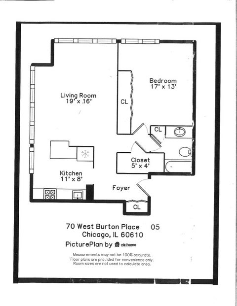 Tiny photo for 70 W Burton Place #305F, Chicago, IL 60610 (MLS # 12785776)