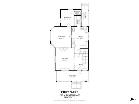Tiny photo for 208 N Benton Street, Palatine, IL 60067 (MLS # 12792602)