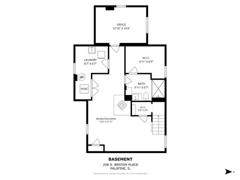 Tiny photo for 208 N Benton Street, Palatine, IL 60067 (MLS # 12792602)