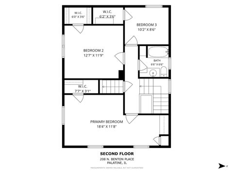 Tiny photo for 208 N Benton Street, Palatine, IL 60067 (MLS # 12792602)