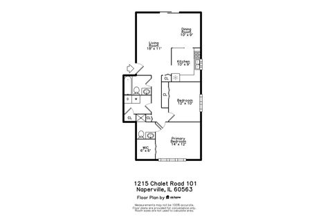 Tiny photo for 1215 Chalet Road #101, Naperville, IL 60563 (MLS # 12476581)