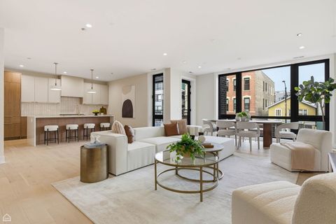 Tiny photo for 754 N Bishop Street #302, Chicago, IL 60642 (MLS # 12597982)