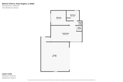 Tiny photo for 6833 W 127TH Street, Palos Heights, IL 60463 (MLS # 12769025)
