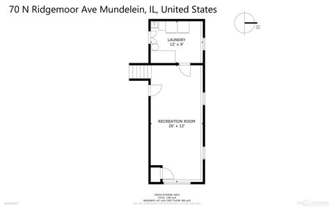 Tiny photo for 70 N Ridgemoor Avenue, Mundelein, IL 60060 (MLS # 12480082)